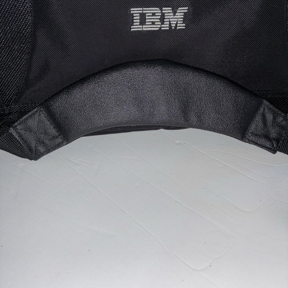 Vintage Black Nylon IBM Laptop Briefcase Messenger Bag - Picture 7 of 14